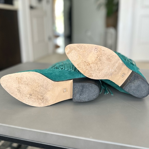 Smokey Mountain Teal Blue Fringe Cowgirl Women’s Boots Size 8.5 - Picture 8 of 14